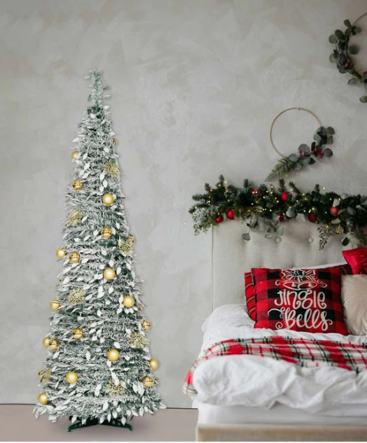 Brad artificial SLIM SNOW 210 cm